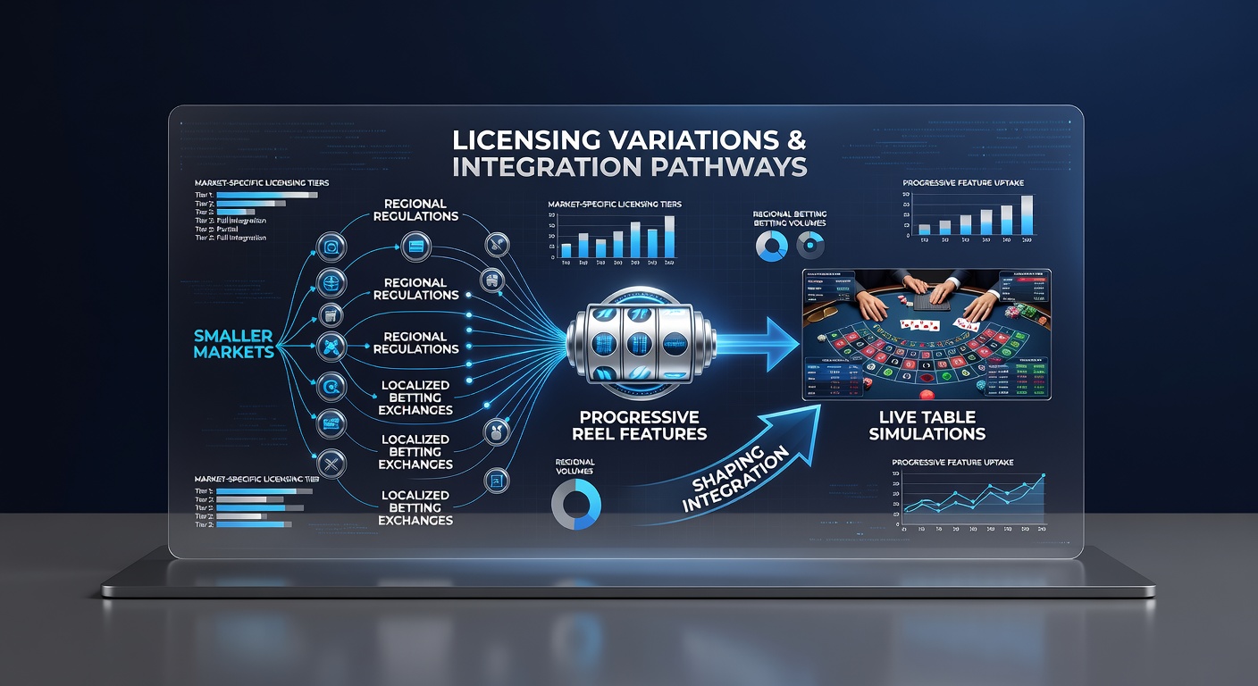 Regulatory documents and digital interfaces showing licensing frameworks for gaming integrations across smaller markets